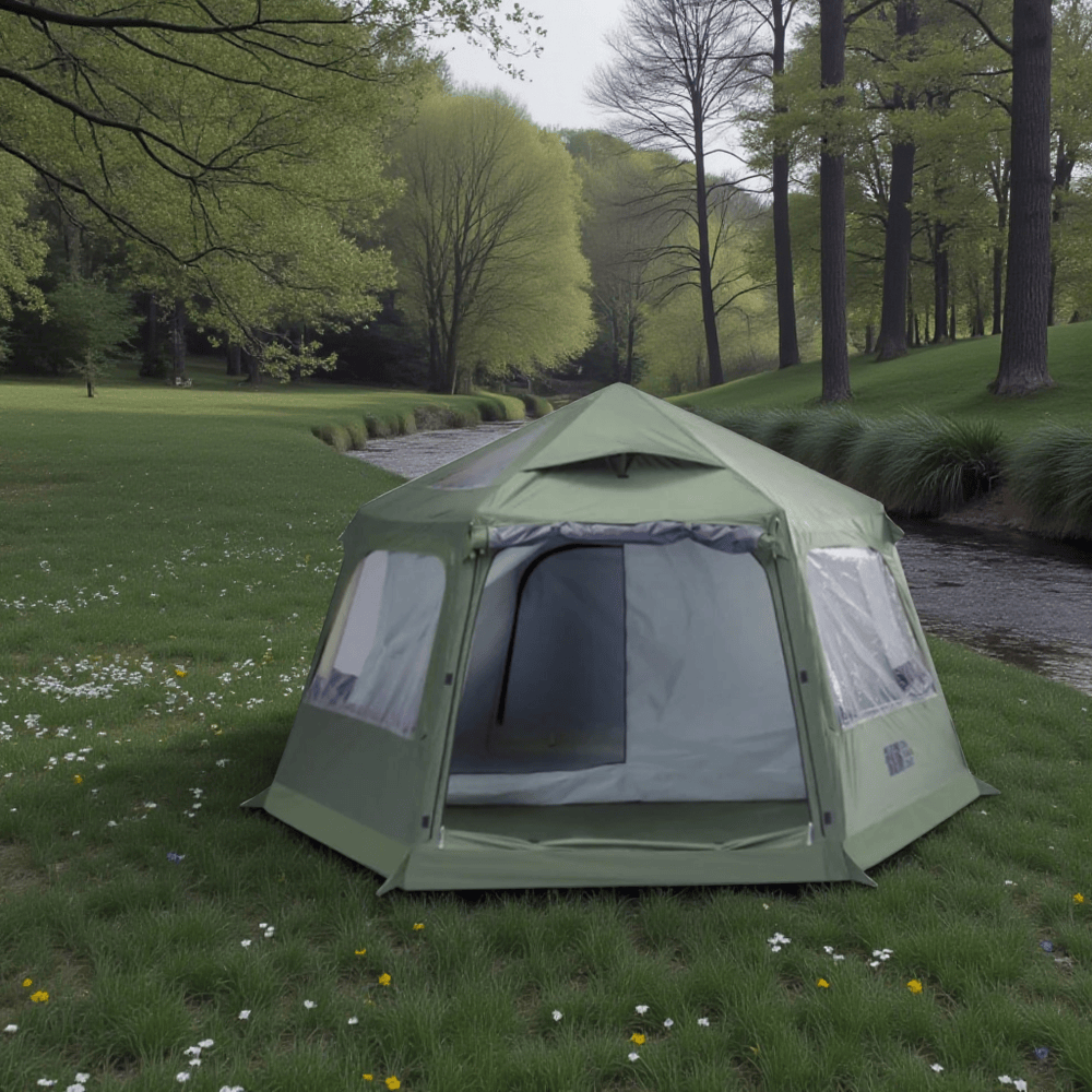 Mon Esprit Nature Tente de camping gonflable 4 saisons - Shelto