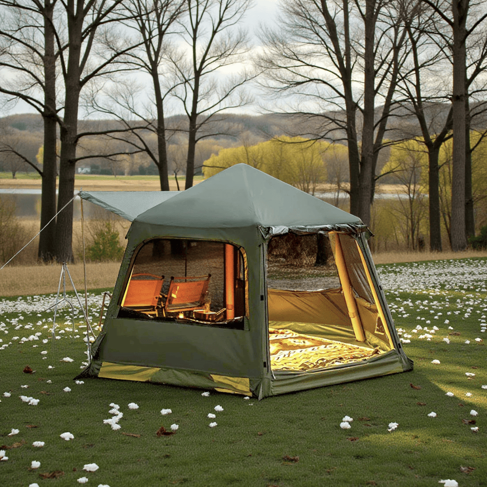 Mon Esprit Nature Tente de camping gonflable 4 saisons - Shelto Image