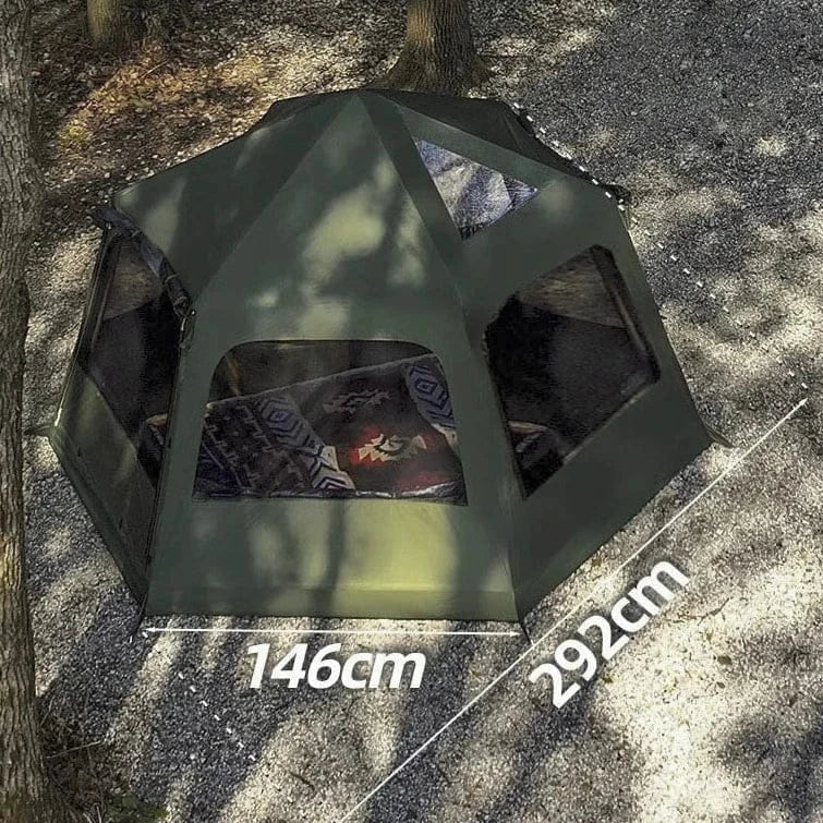 Mon Esprit Nature Tente de camping gonflable 4 saisons - Shelto