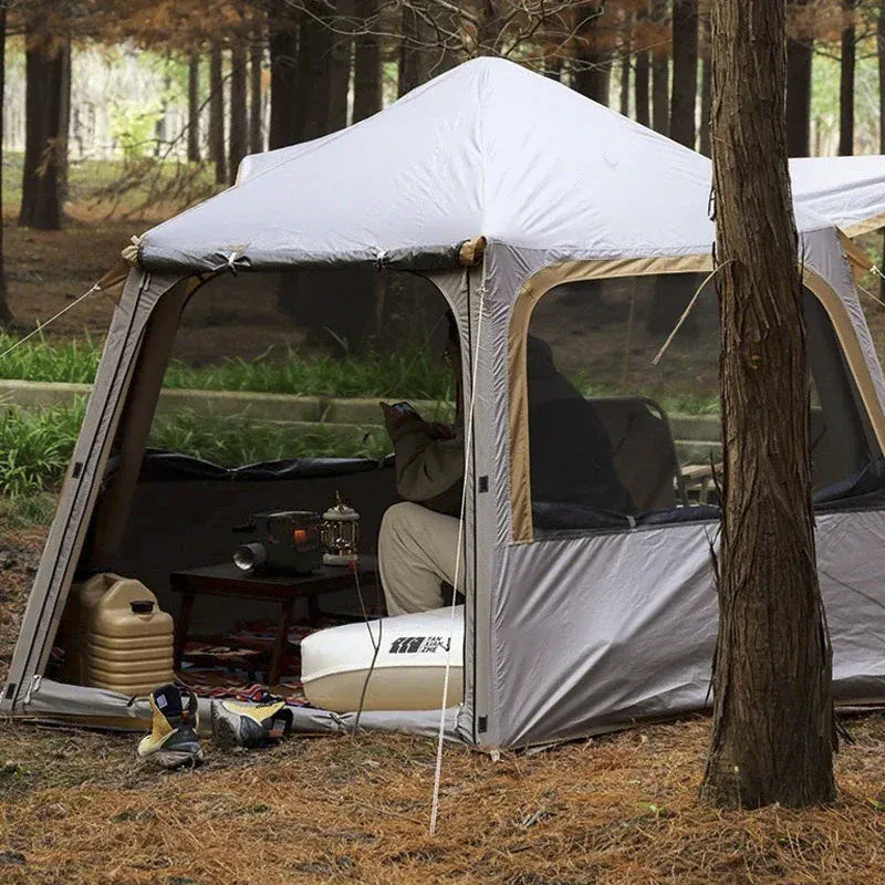 Mon Esprit Nature Tente de camping gonflable 4 saisons - Shelto