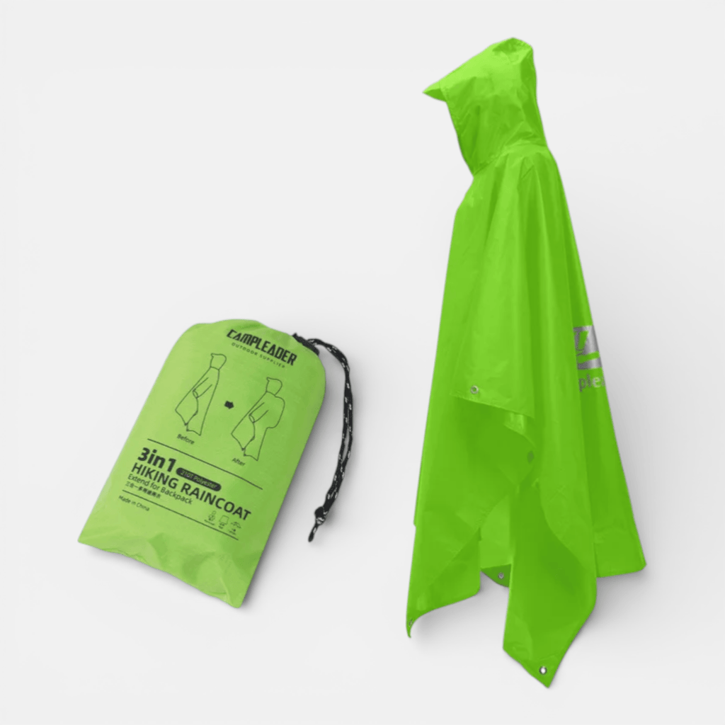 Mon Esprit Nature vert fluo Manteau imperméable 3 en 1