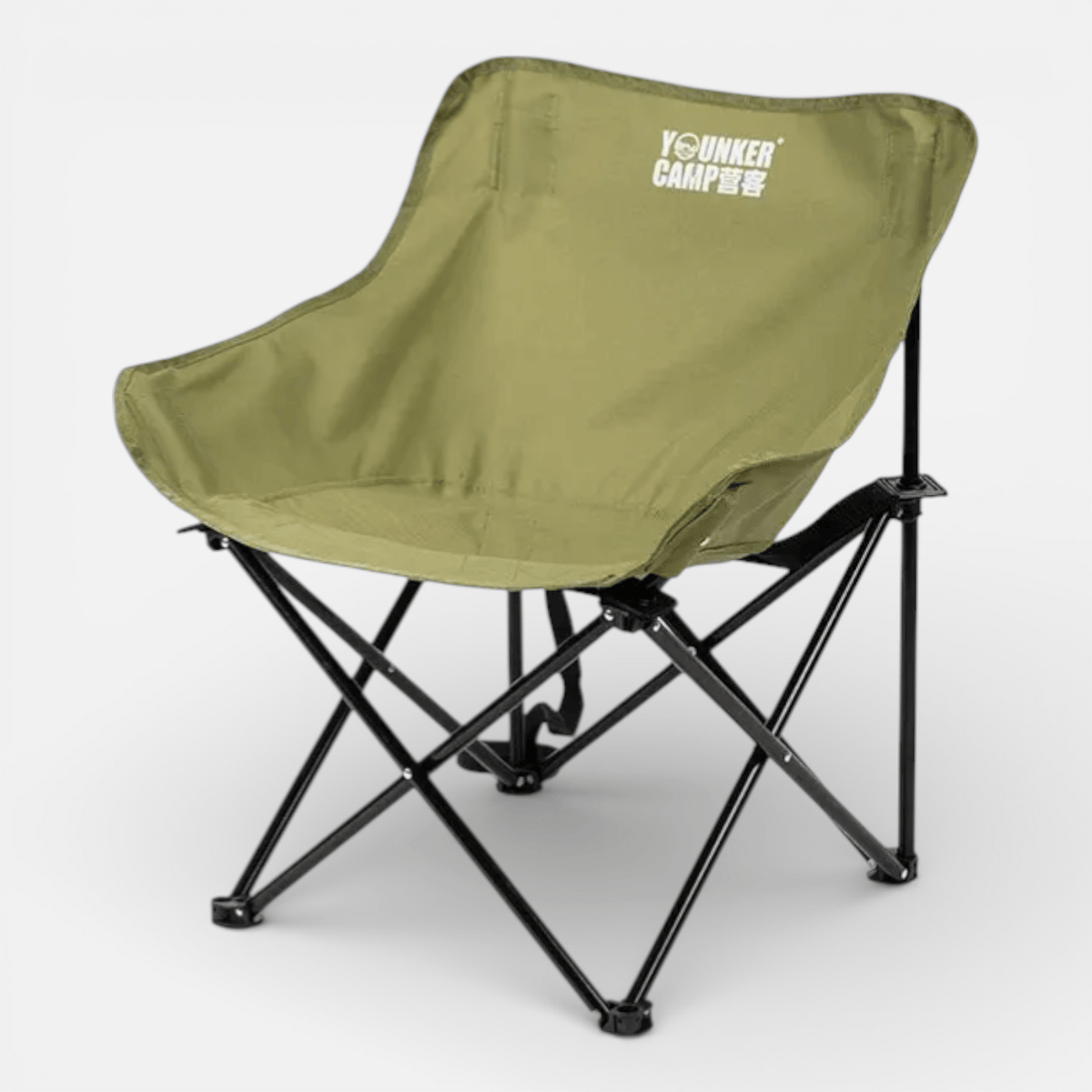 Mon Esprit Nature Vert Olive Chaise pliante portable d'extérieur - NomadRidge