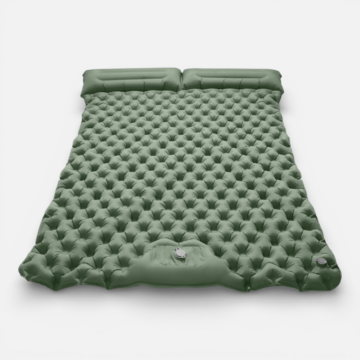 Mon Esprit Nature Vert Olive Grand matelas gonflable - Duosleep