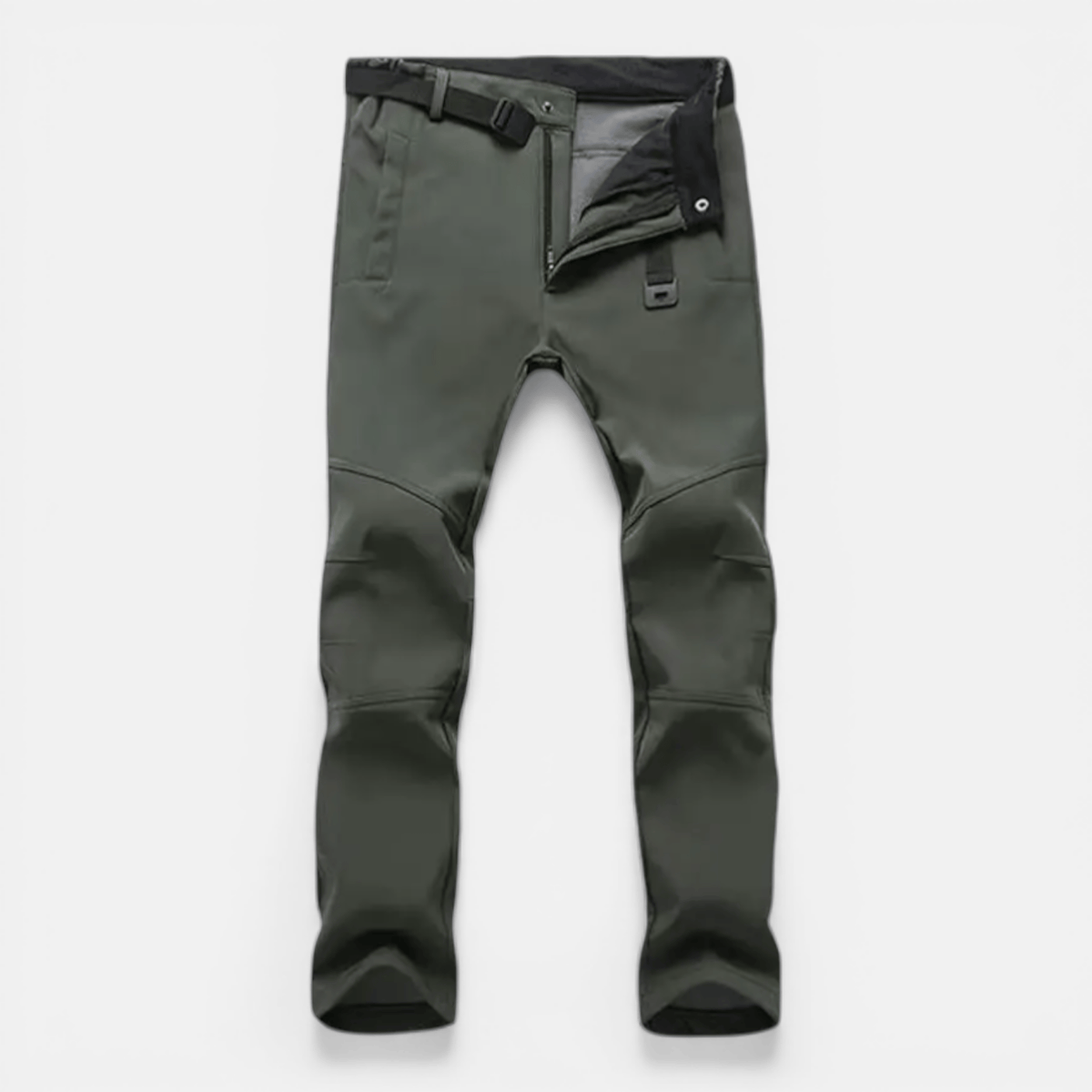 Mon Esprit Nature Vert Olive / M Pantalon tactique en polaire