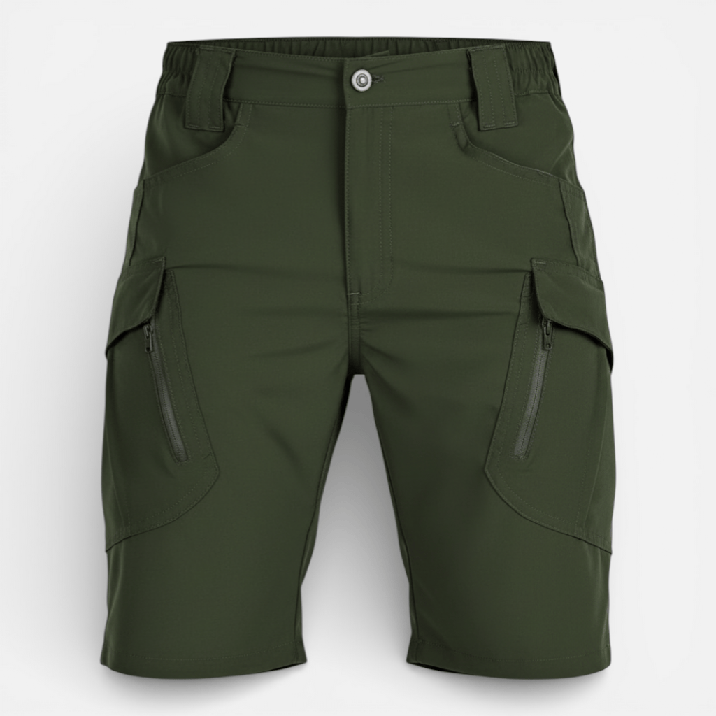 Mon Esprit Nature Vert Olive / M Short Cargo d'été pour hommes