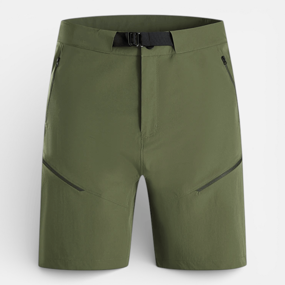 Mon Esprit Nature Vert Olive / M Short de randonnée unisexe