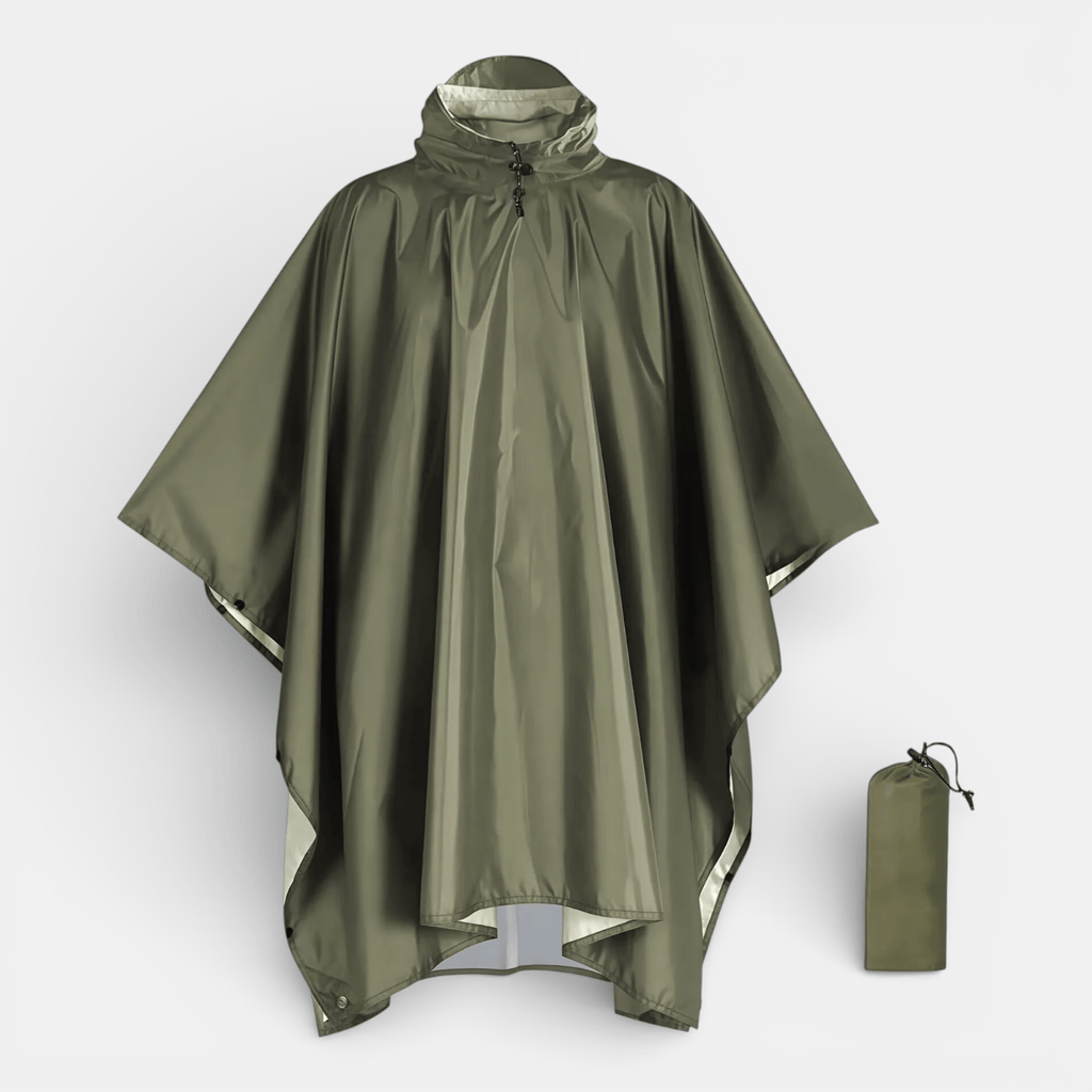 Mon Esprit Nature Vert Olive Manteau de camping imperméable