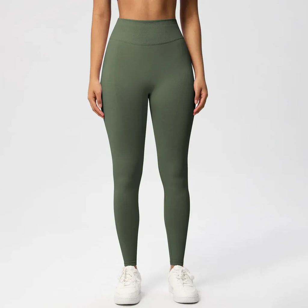 Mon Esprit Nature Vert Olive / S Collant de sport respirant pour femme