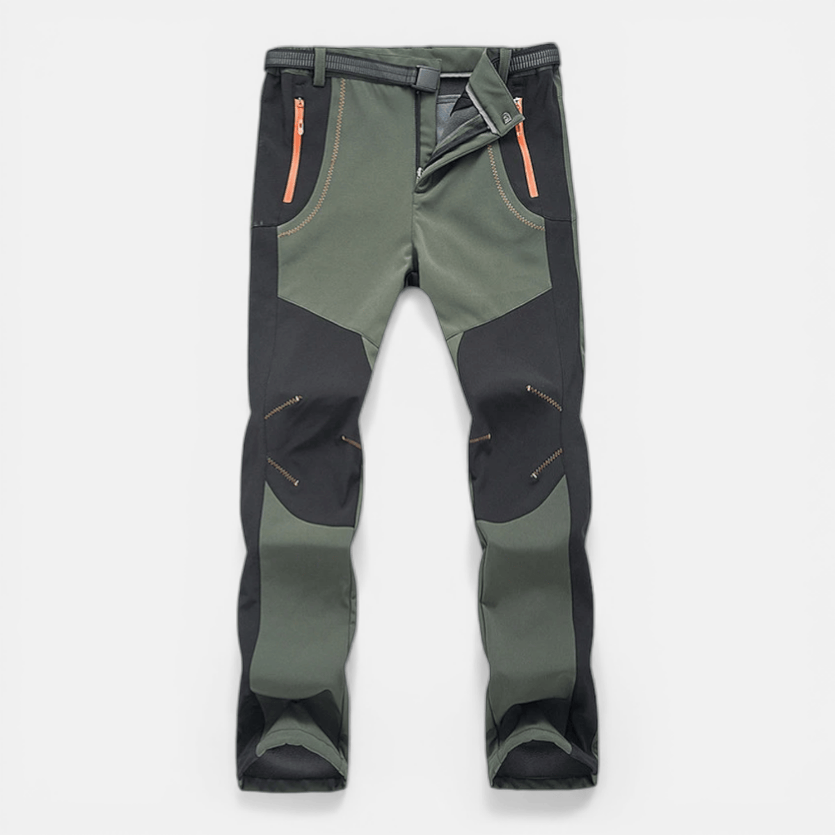 Mon Esprit Nature Vert Olive / S Pantalon de randonnée en molleton épais
