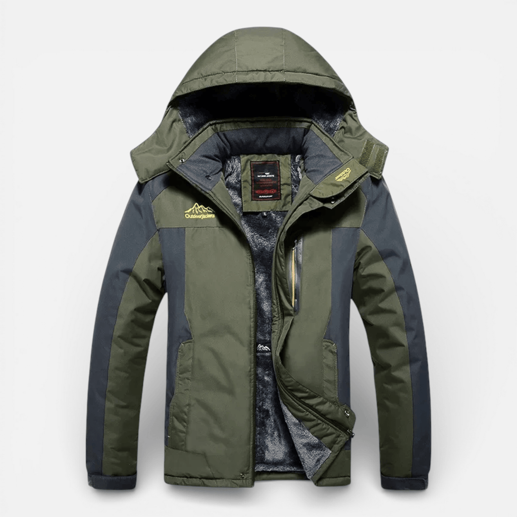 Mon Esprit Nature Vert Olive / S Veste de randonnée d'hiver - Winter Top