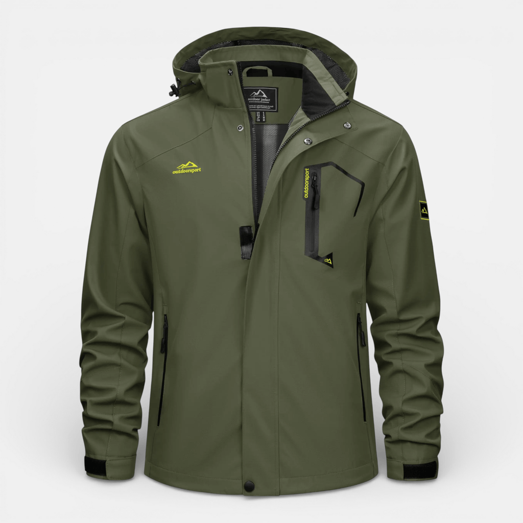 Mon Esprit Nature Vert Olive / S Veste de randonnée légère - Tacssen One