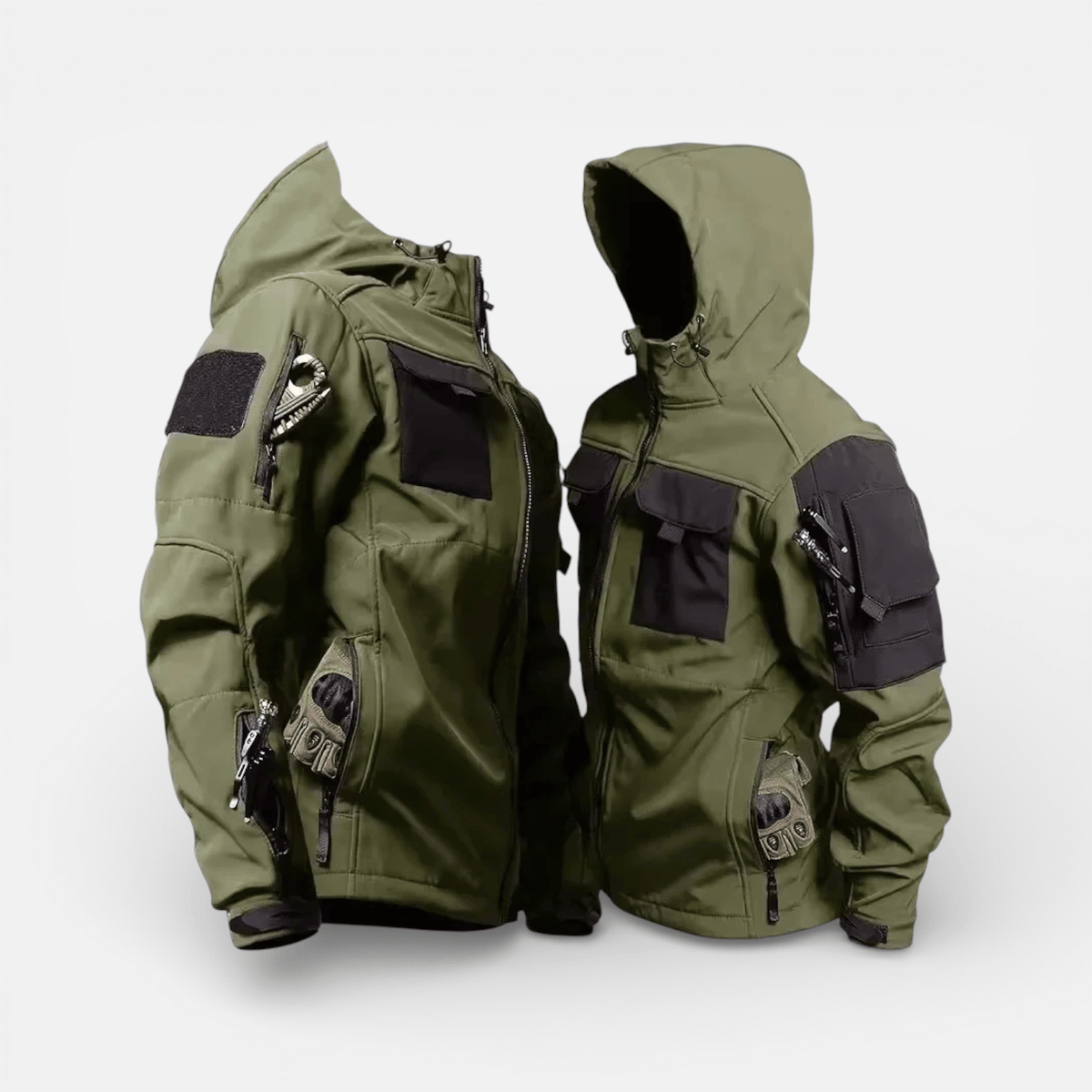 Mon Esprit Nature Vert Olive / S Veste tactique militaire de randonnée - Famaz 2