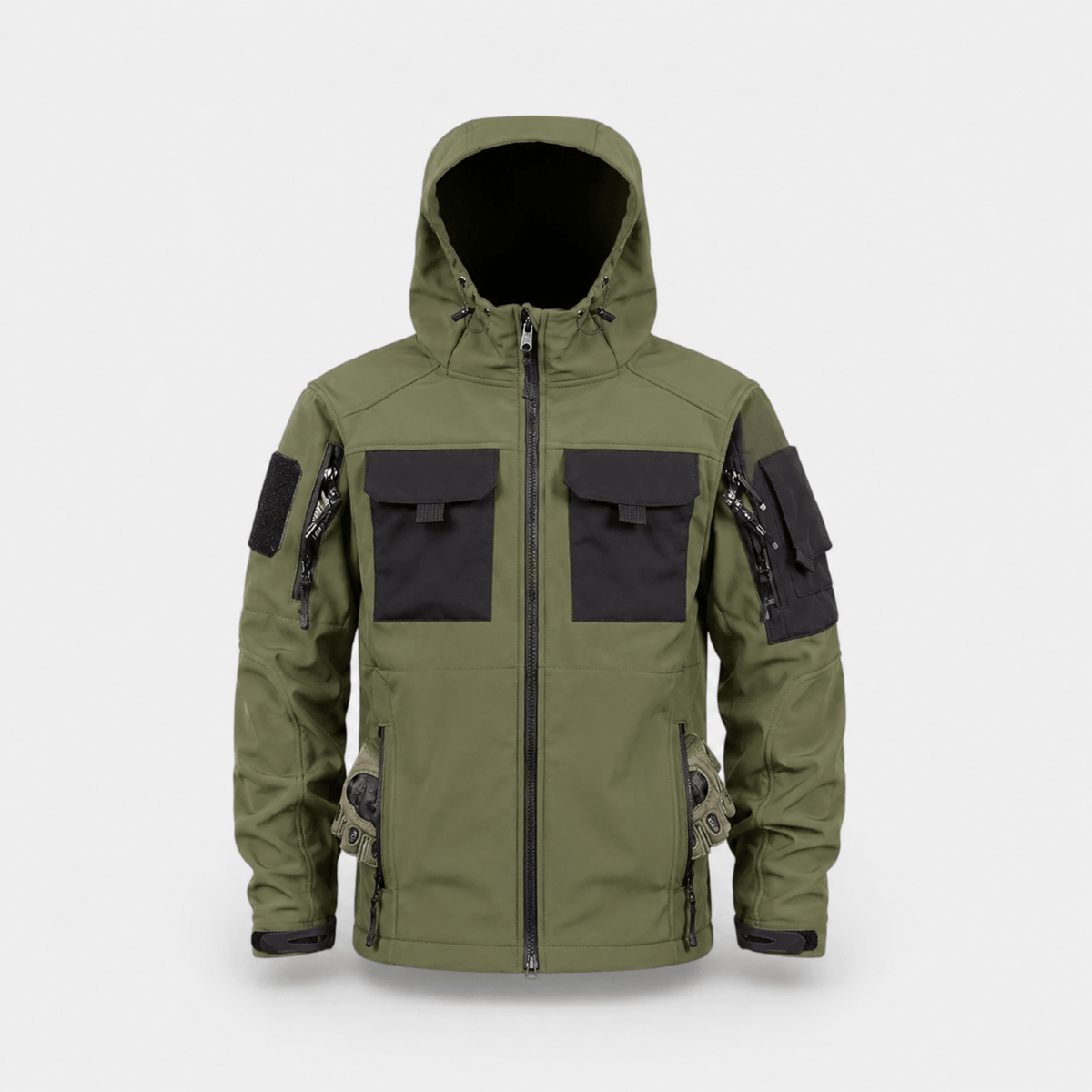 Mon Esprit Nature Vert Olive / S Veste tactique militaire de randonnée - Famaz 2
