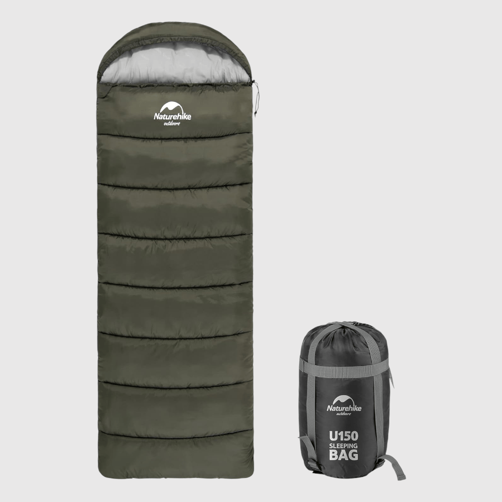 Mon Esprit Nature Vert Olive Sac de couchage en coton - Cuddli