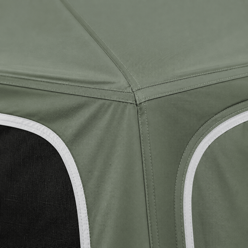 Mon Esprit Nature Vert Olive Tente de camping gonflable 4 saisons - Shelto