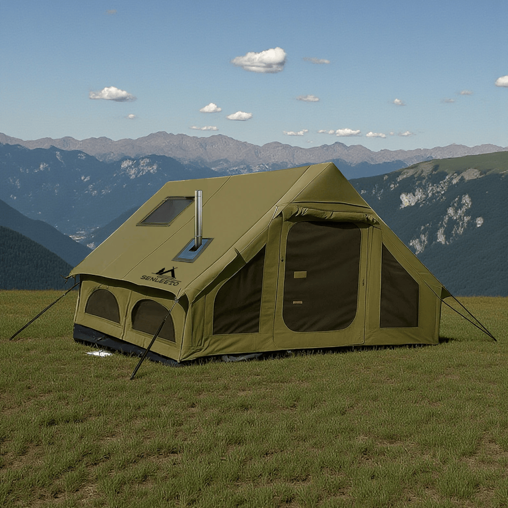 Mon Esprit Nature Vert Olive Tente de camping haut de gamme - Haven