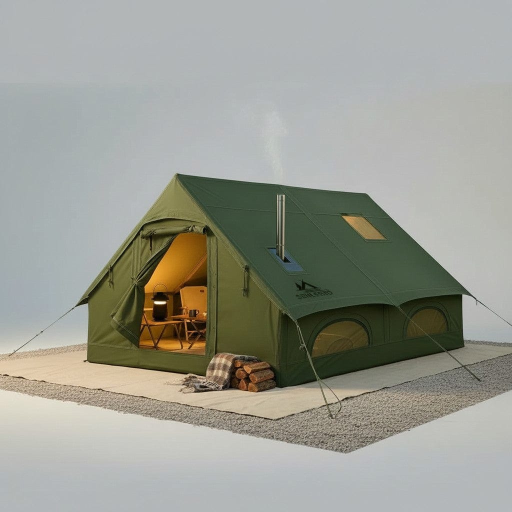 Mon Esprit Nature Vert Olive Tente de camping haut de gamme - Haven