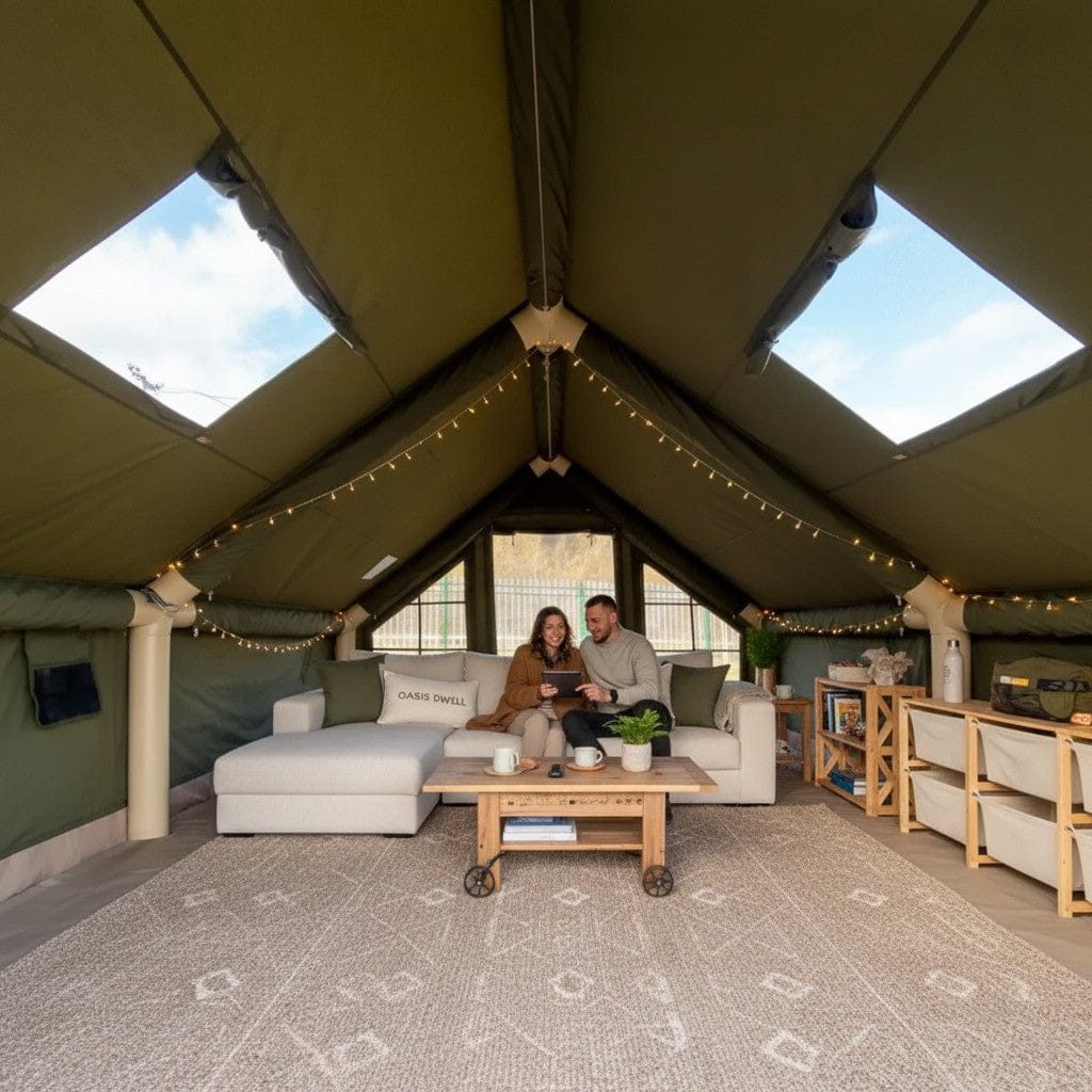 Mon Esprit Nature Vert Olive Tente de camping haut de gamme - Haven