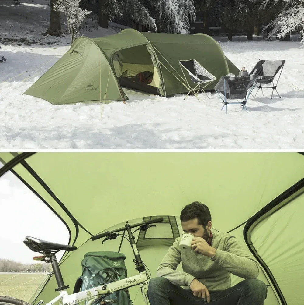 Mon Esprit Nature Vert Tente de camping 4 saisons - Hiking 3/4P