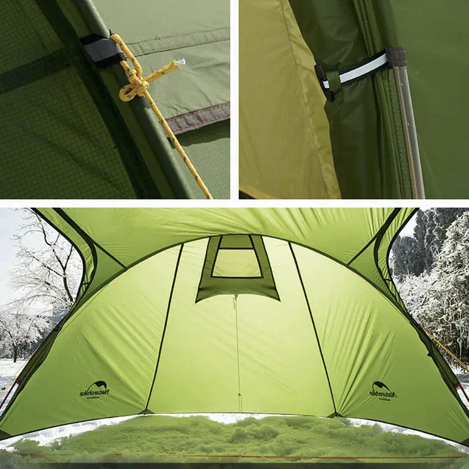 Mon Esprit Nature Vert Tente de camping 4 saisons - Hiking 3/4P