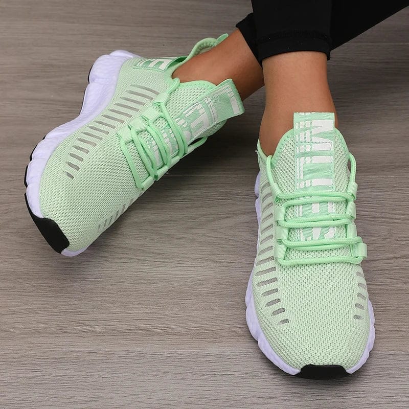 Mon Esprit Nature vert très clair / 36 Chaussures Randonnée Femme Légère et Respirante - FloxRun