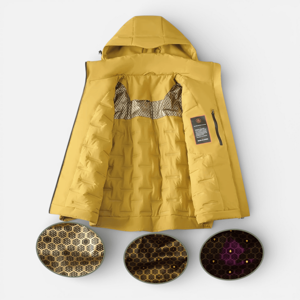 Mon Esprit Nature Veste de randonnée coupe-vent thermique - Poly 2