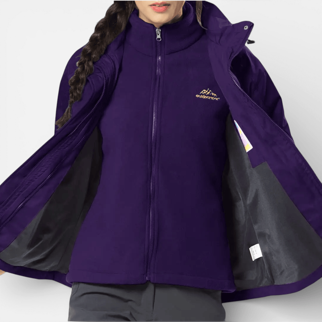 Mon Esprit Nature Veste de randonnée doublée en polaire - Zorna 2