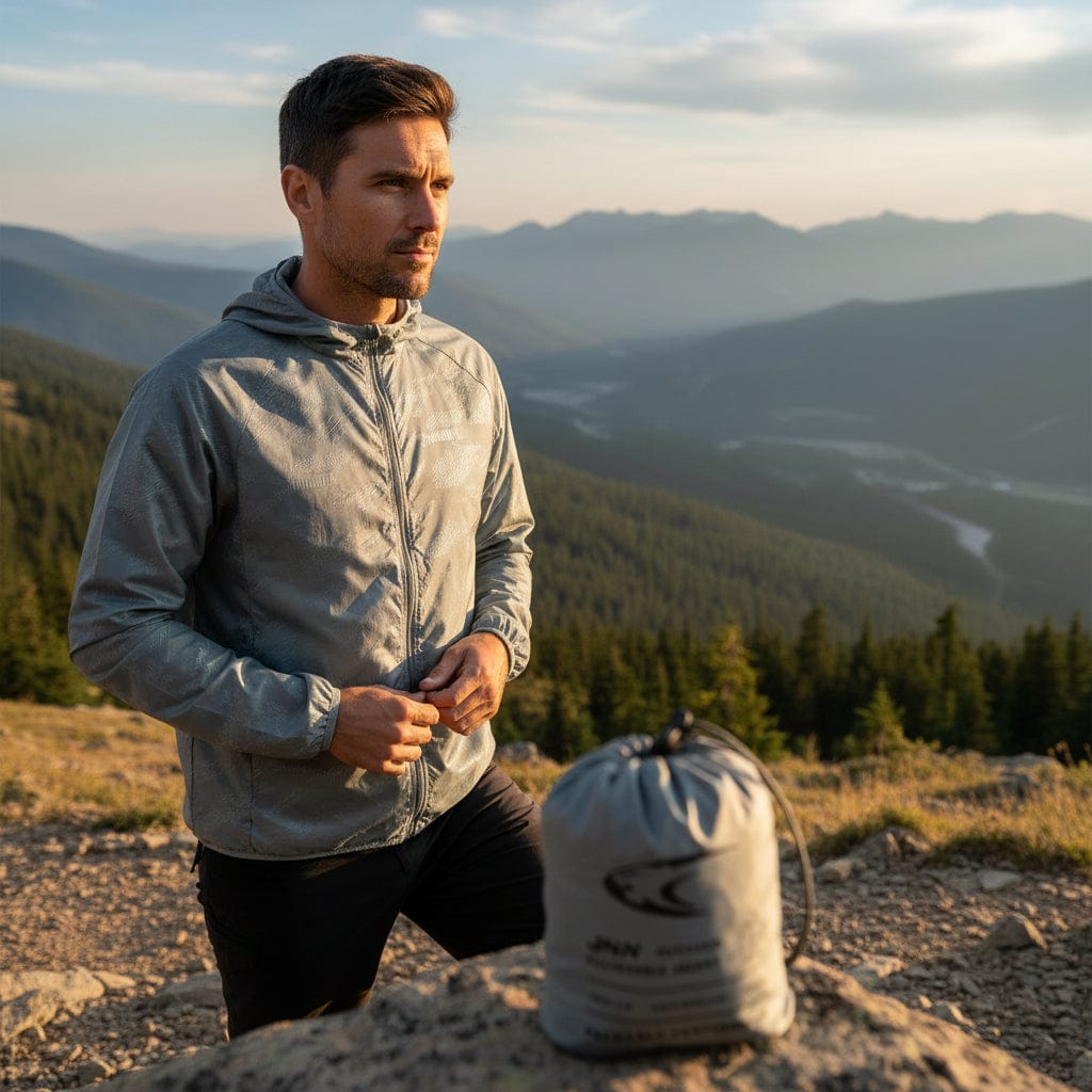 Mon Esprit Nature Veste de randonnée imperméable d'urgence - Savey
