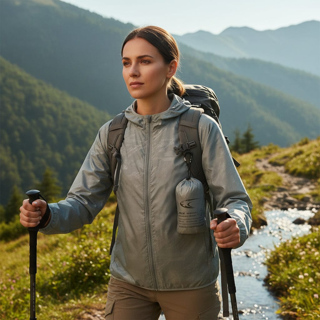 Mon Esprit Nature Veste de randonnée imperméable d'urgence - Savey