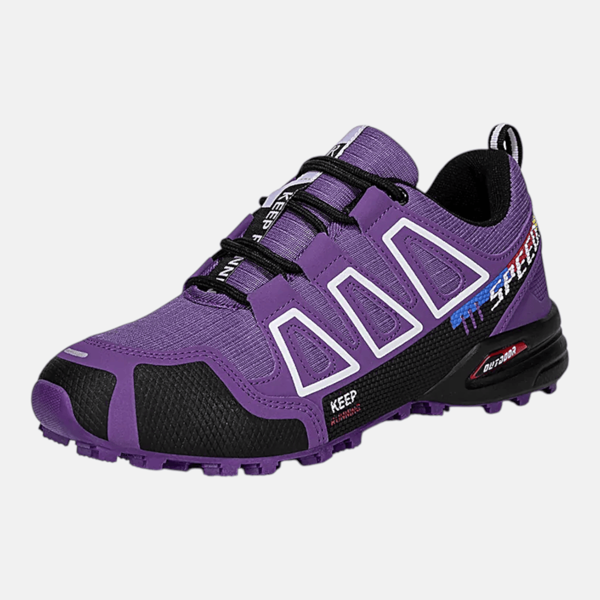 Mon Esprit Nature Violet / 36 Chaussures Randonnée Femme Imperméables et Légères - WaterFlow