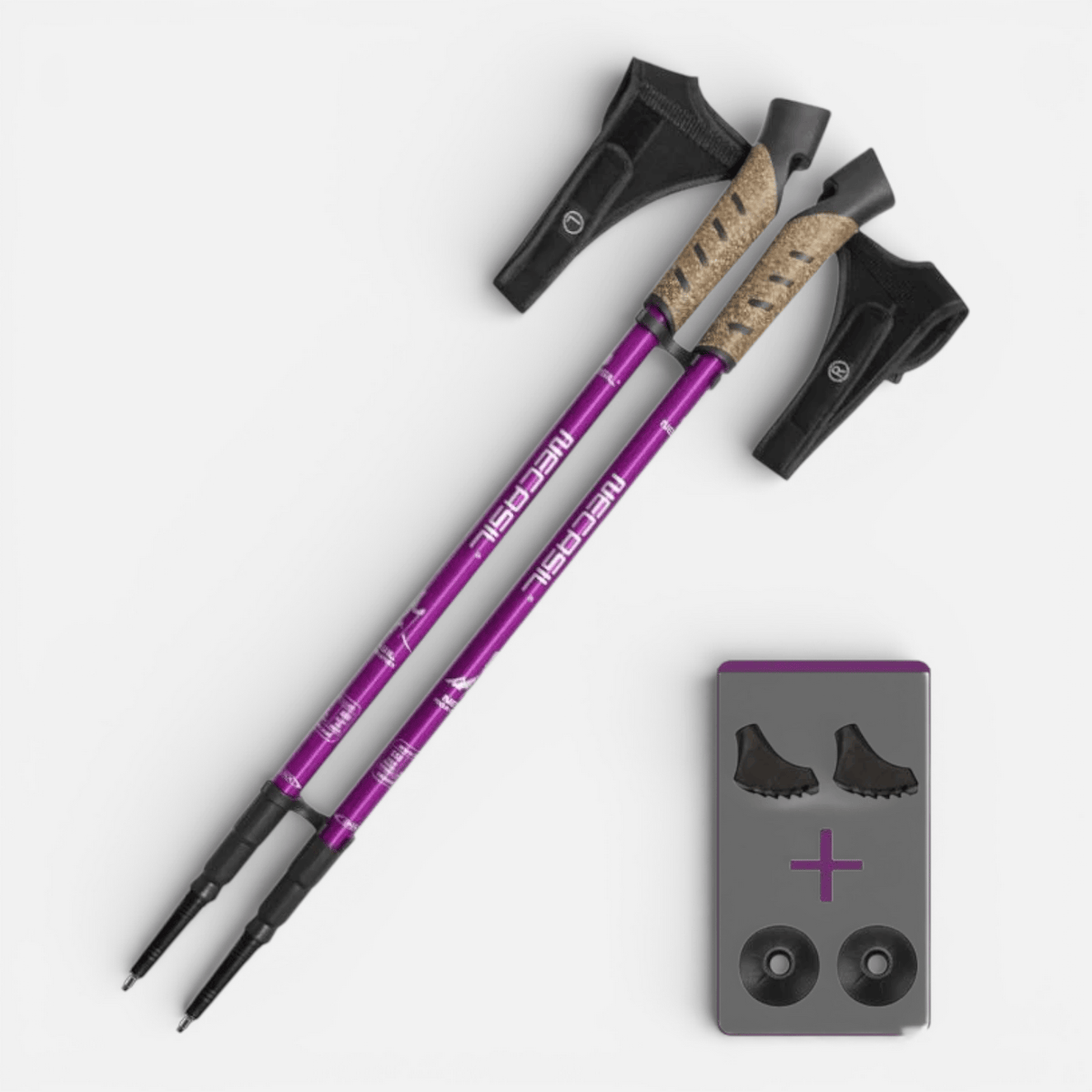 Mon Esprit Nature Violet Bâtons de marche nordiques - Wander