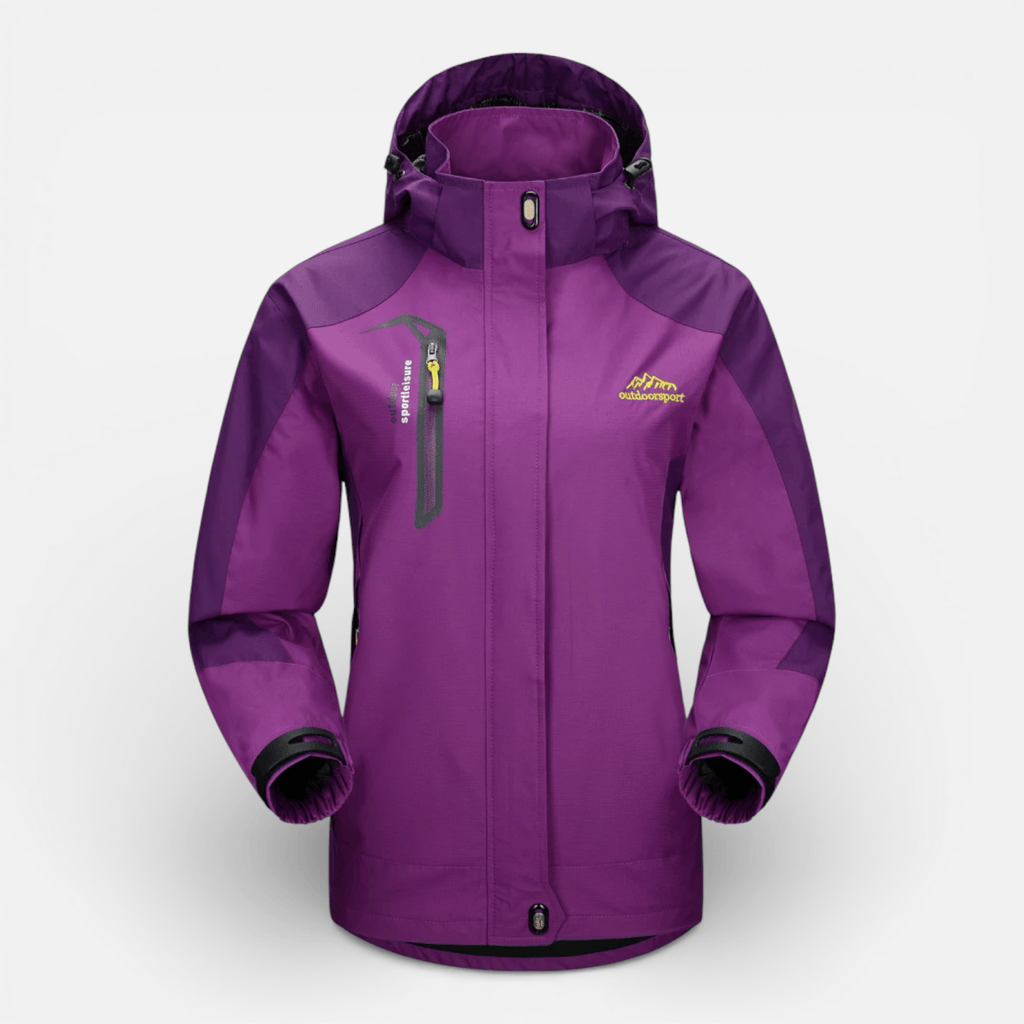 Mon Esprit Nature Violet / XS Veste de randonnée coupe-vent pour femmes - Go Trek