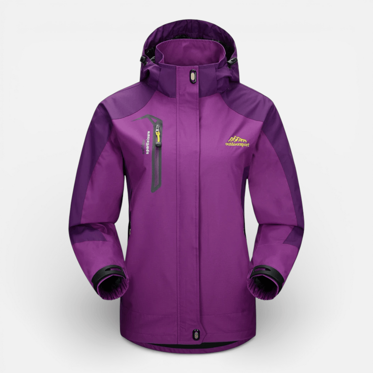 Mon Esprit Nature Violet / XS Veste de randonnée coupe-vent pour femmes - Go Trek